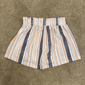 flowy striped shorts